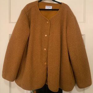 Old Navy Women's Brown Teddy Jacket